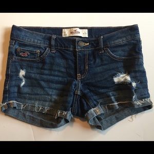 Hollister Distressed Jean Shorts Size 0